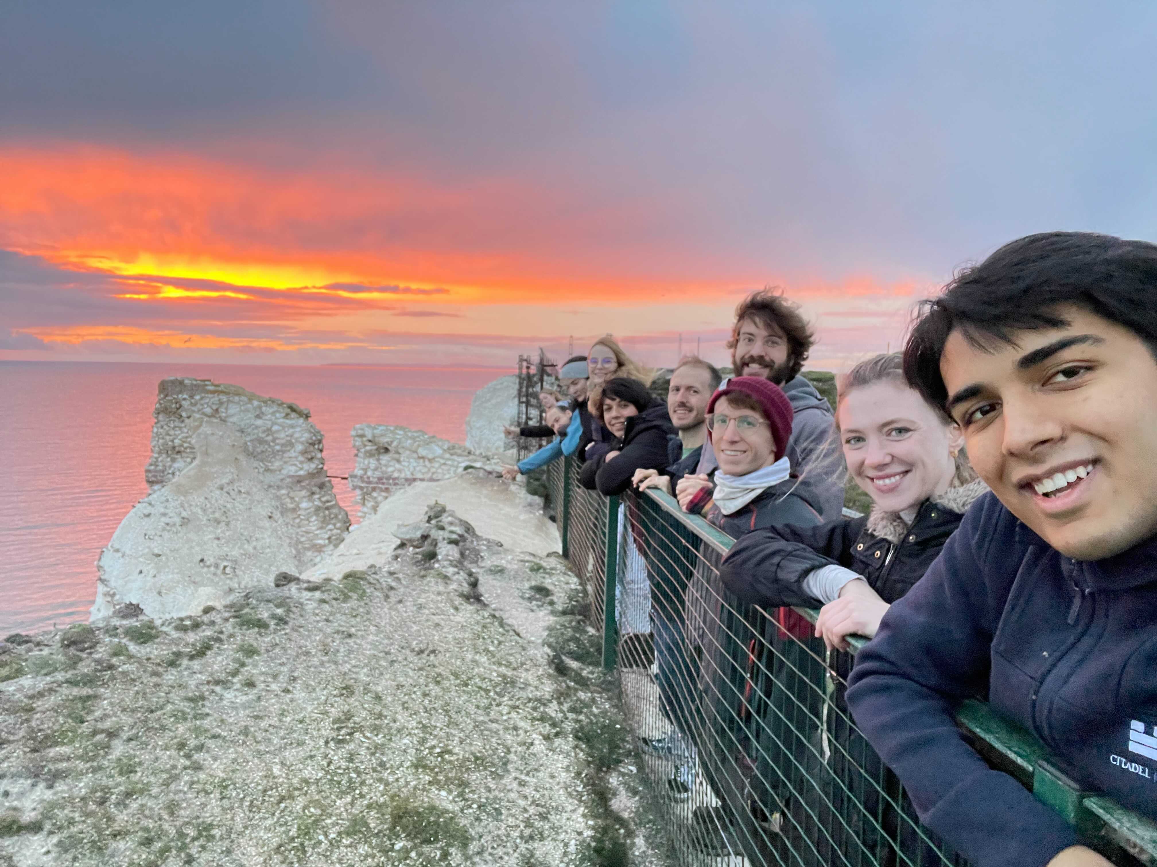 Lab group photo, Isle of Wight